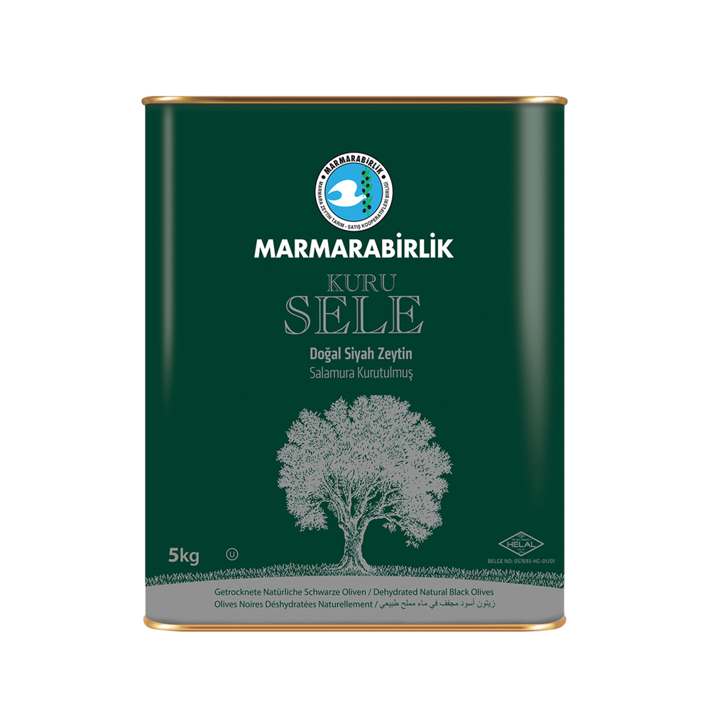 Marmarabirlik Маслины Черные Вяленые - 2XS 5кг 