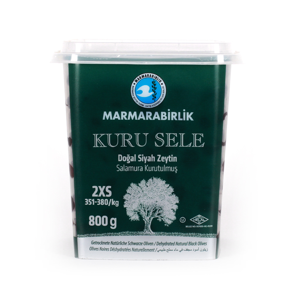 Marmarabirlik Маслины Черные Вяленые - 2XS 800гр 
